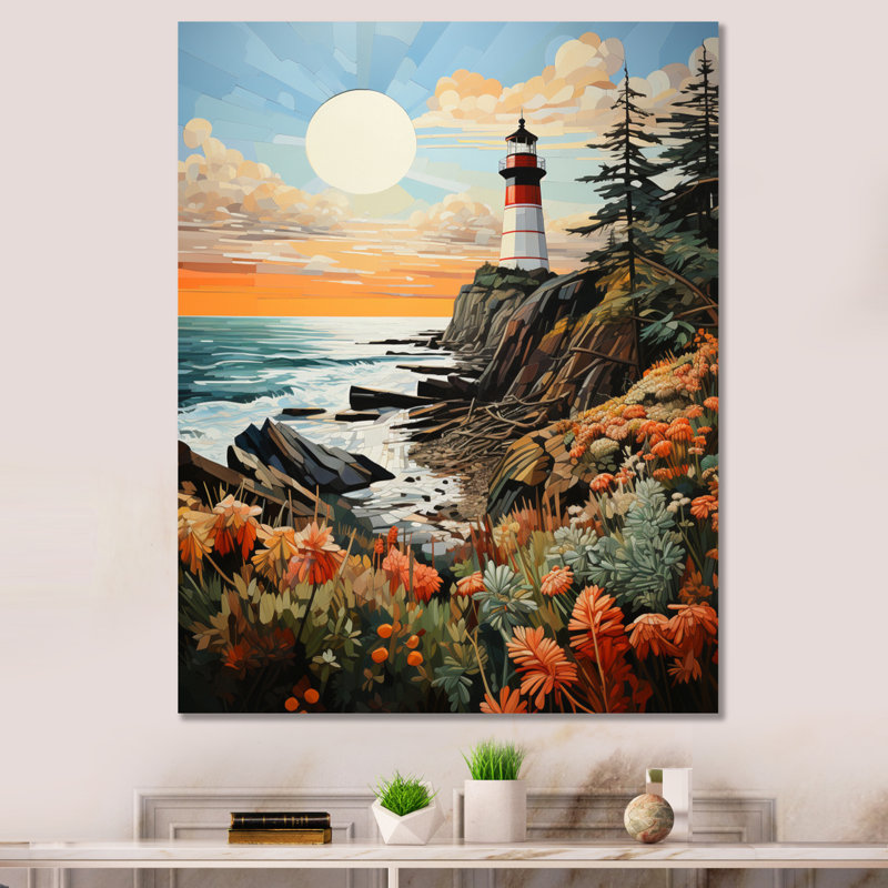 Keli Crab Coastal Sentry Pastoral sur toile, H 20 po x l 12 po x P 1 po, Toile tendue