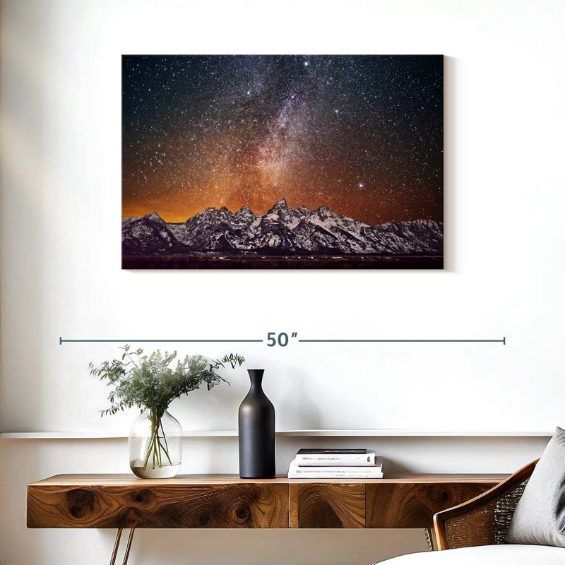 Oberle Voie Lactée sur Grand Teton, H 24 po x l 36 po