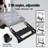 Foldable Welding Table Capacity Welding Workbench, Carbon Steel Work Bench with 3 Tilt Angles,Retractable Guide Rails for Welding Assembly Repair