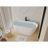 55" Acrylic Freestanding Bathtub, Stand Alone Soaking Tub, Acrylic, Toe-Tap Chrome Drain, Cupc Certified