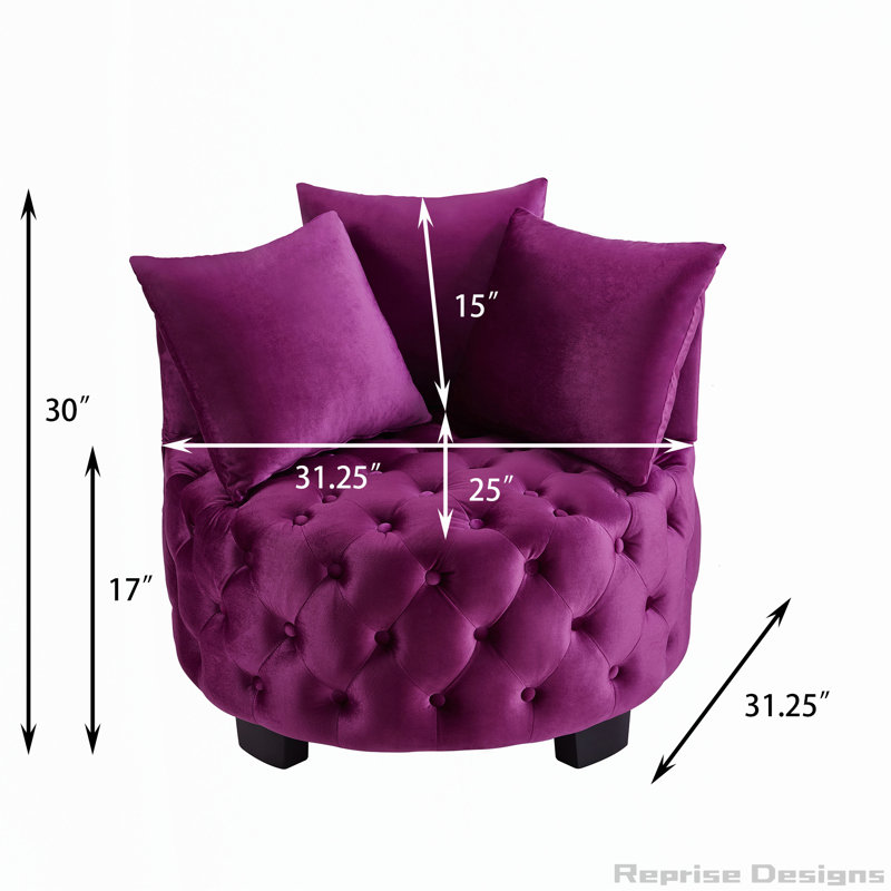 Chaise d'appoint Contemporary, Violet