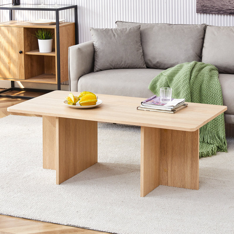 Table basse Minimalist, Bois naturel