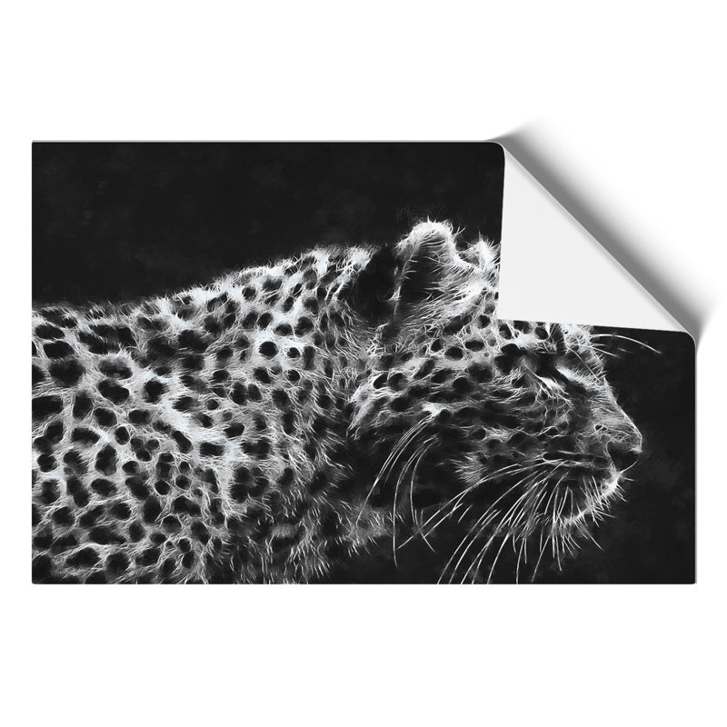 Leopard Painting - Frameless Print, 30cm H x 42cm W x 0.1cm D