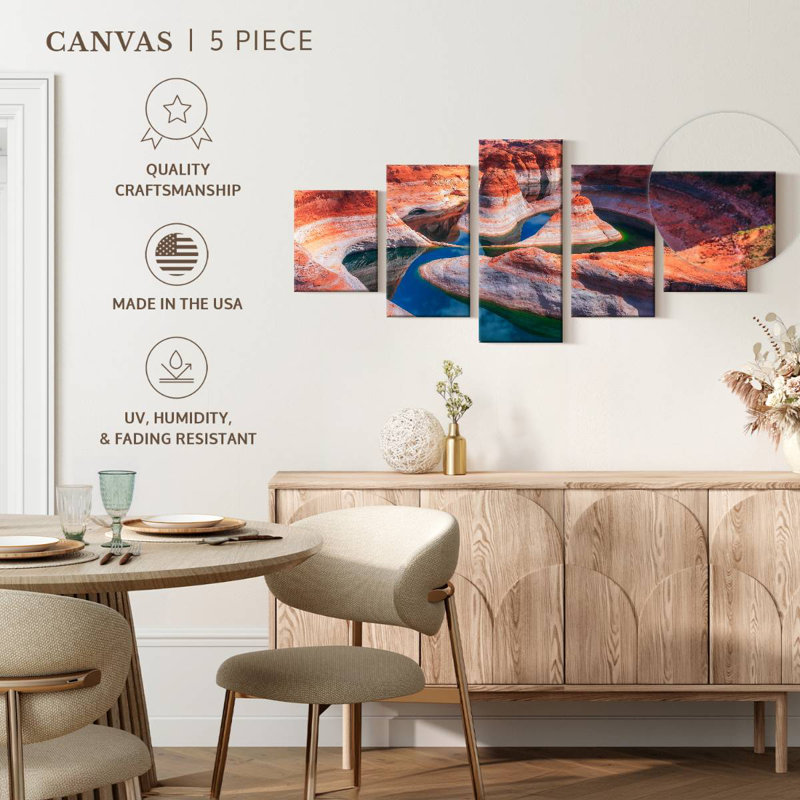 Grand Canyon River, 24" H x 55" W