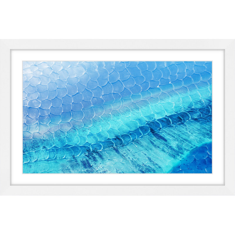 Blue Pools by Parvez Taj Framed Print, 24" H x 36" W x 1.5" D