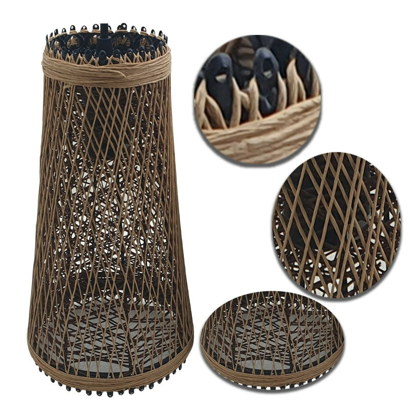 76.2cm H Metal Novelty Lamp Shade ( Uno ) in Brown