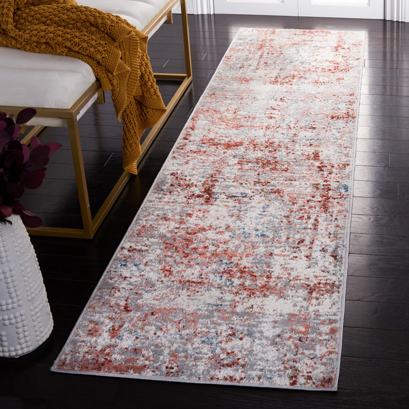 Shivan 100 Performance Abstract Rug, Runner 2'2" x 8'