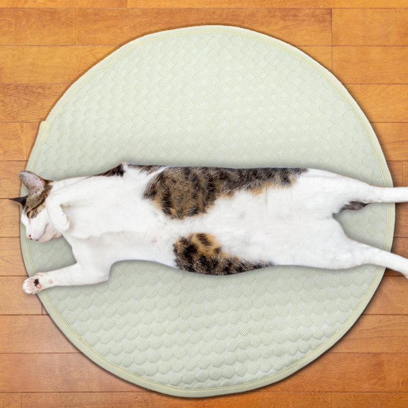 Tapis rafraîchissant respirant pour animaux de compagnie, Jaune