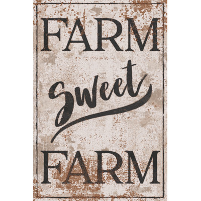 Farm Sweet Farm - Wrapped Canvas Print
