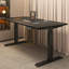 Bureau debout noir en cuir-163914689