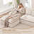 Boneless 103" Boneless Compressed Sectional Couch No Assembly Required With Pillows-62584985-62584982