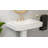 Aqua 32 in. W x 35 in. H Pedestal Sink, 8 in. Faucet Drilling-118375662