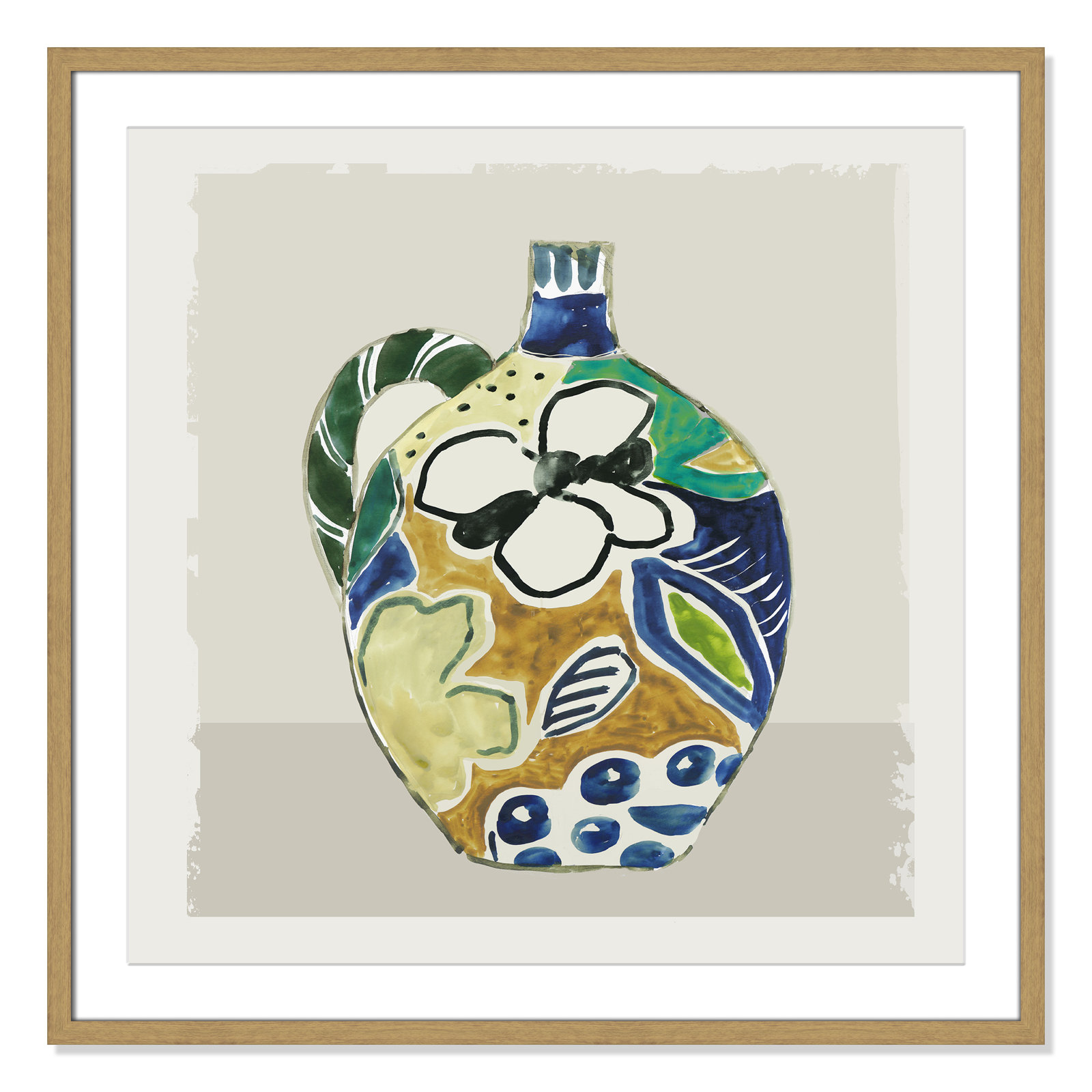 Picasso Vase by Aimee Wilson, 27.5" H x 27.5" W x 0.75" D, Natural