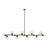 17-Light Dimmable Modern Chandelier Bubble Chandelier Linear Chandelier For Dinning Room