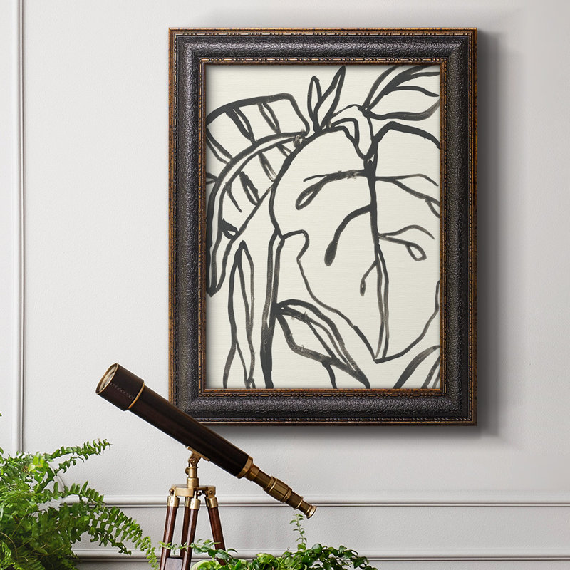 Tropical Contour I - reproduction d'art sur toile, H 20 po x l 16 po x P 2,5 po