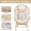 Swing Egg Chair With Cushion And Ottoman-420895871-420895870