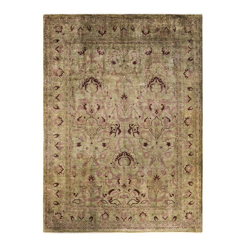 Kendyll One-of-a-Kind 8 X 10 2010s Wool Area Rug in Grey