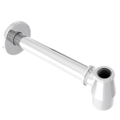 Solid Brass Bottle Trap in Chrome