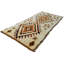 Tapis de couloir en laine brun / brun clair / orange 3 pi 1 po x 6 pi 9 po Southwestern