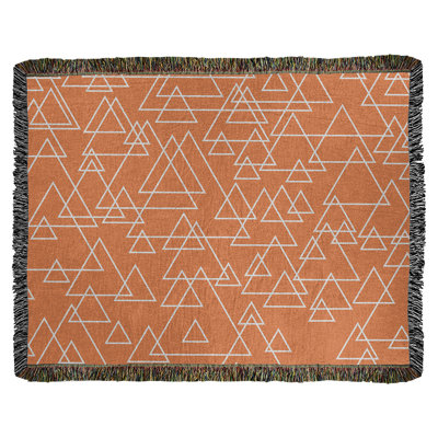 Couverture de coton tissée en triangle dispersable