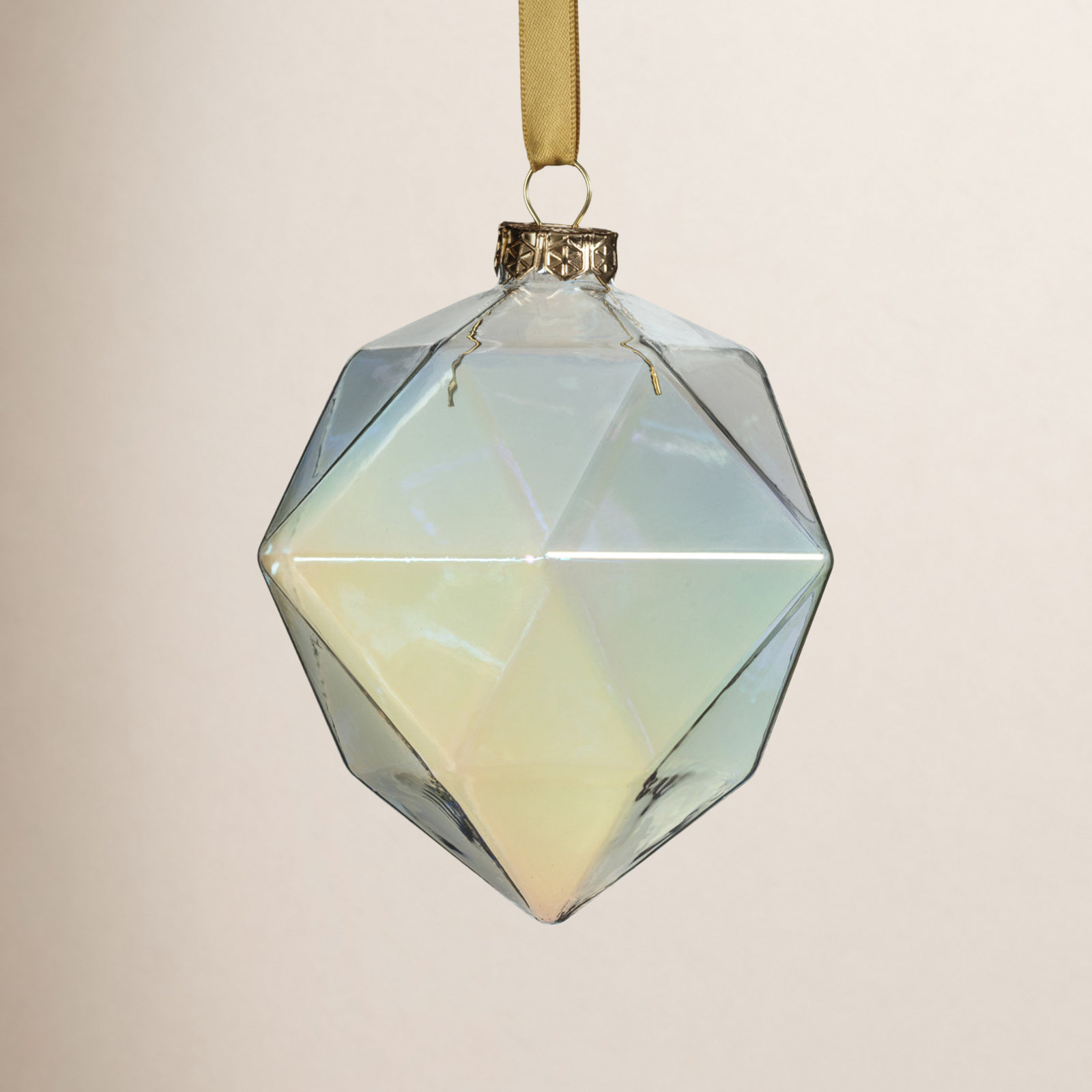5" Holiday Ornament, Clear Luster