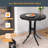16.9" Patio Steel Frame Round Side Table-108566025