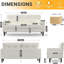 2 Seater Linen Sofa-1517586988