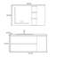 Minimalist light luxury bathroom cabinet