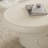 Cream style oval end table-120921525