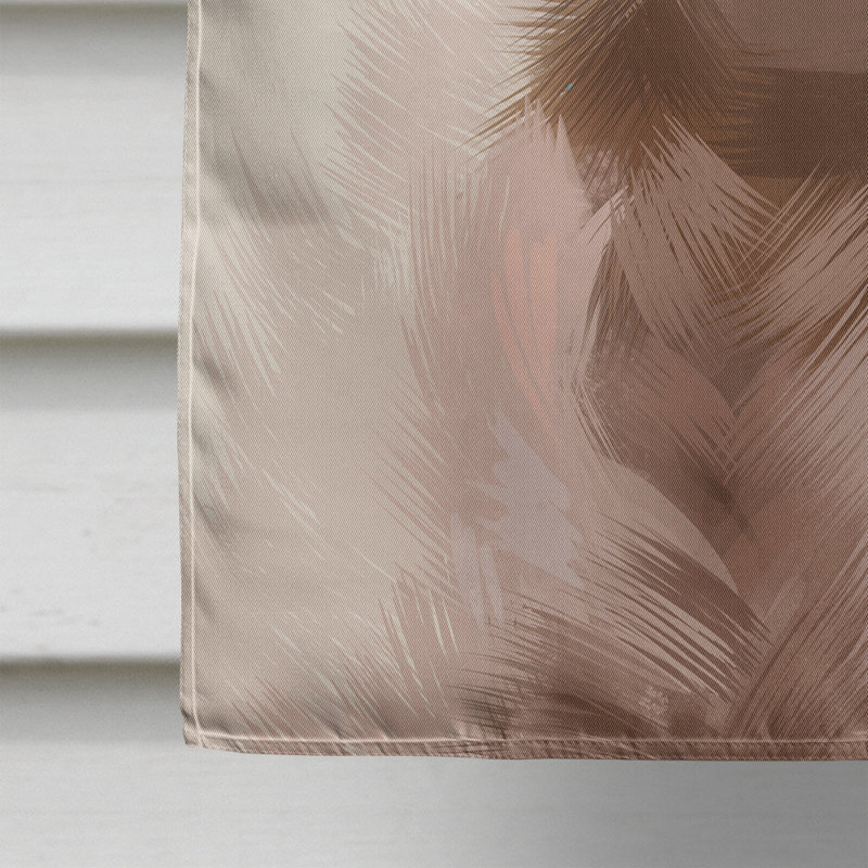Polyester à 2 côtés 28 x 40 po drapeau maison, Berger de Bucovine