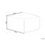 Ardrie 50cm Wide Square Geometric Pouffe Ottoman