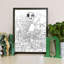 CT Guangzhou City Map - No Frame Print-1563142033