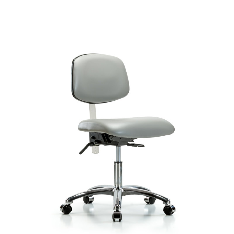 Chaise de travail Koa, Roulettes, Colombe, Inclus