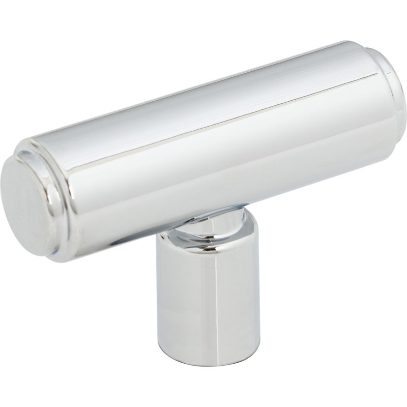 Clarence 2" Length Bar Knob, Polished Chrome