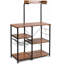 Oroville 35.5'' MDF & Steel Tube Standard Baker's Rack with Microwave Compatibility-1595446132