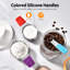 Ensemble de tasses et cuillères à mesurer magnétiques en acier inoxydable U-Taste 18/8: ensemble de 13 mesures de cuisine empilables en métal pour la cuisson des aliments (multicolore)-131353742