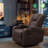38'' Wide Manual Rocking Home Theater Recliner With Cup Holders And Arm Storage (Set Of 2)