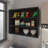 Wenge Wall Cabinet With Open Storage-266108044