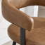Tabouret de comptoir rembourré l 21,75 po avec repose-pieds en métal-2093207246