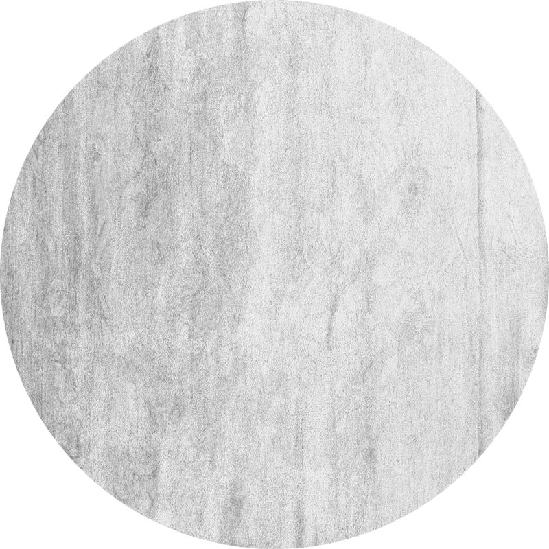 Tapis gris Brownington, Rond 8 pi