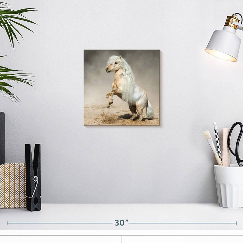 Cheval miniature Crowle Palomino, H 10 po x l 10 po