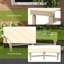 Banc de jardin Outsunny