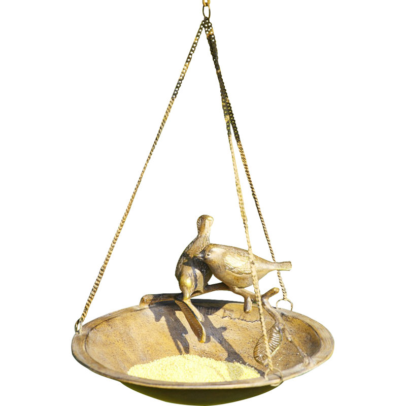 Araujo Metal Hanging Tray Bird Feeder