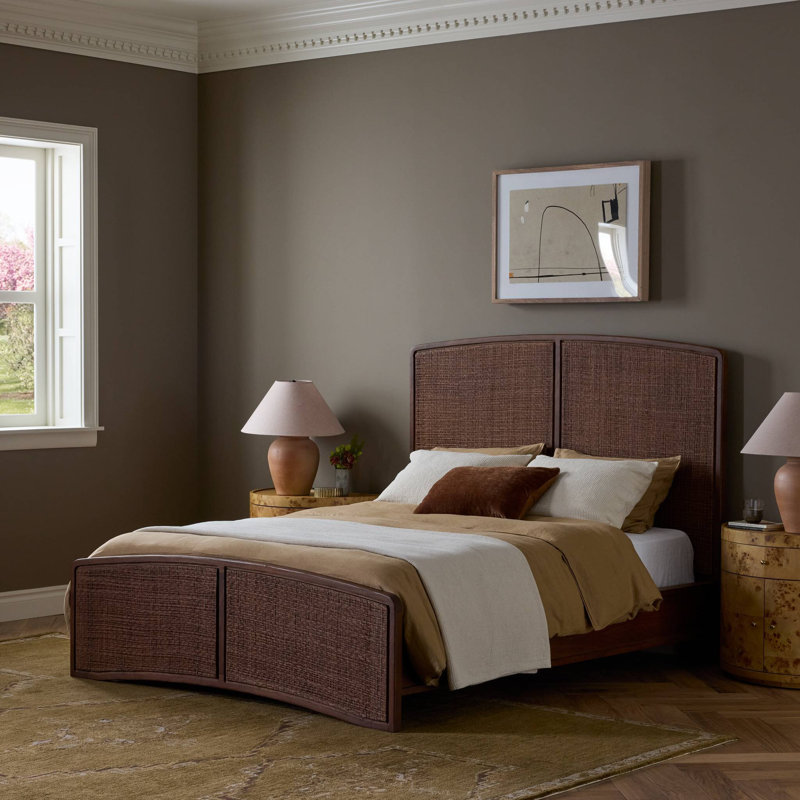 Sondo Solid Wood Bed, Queen