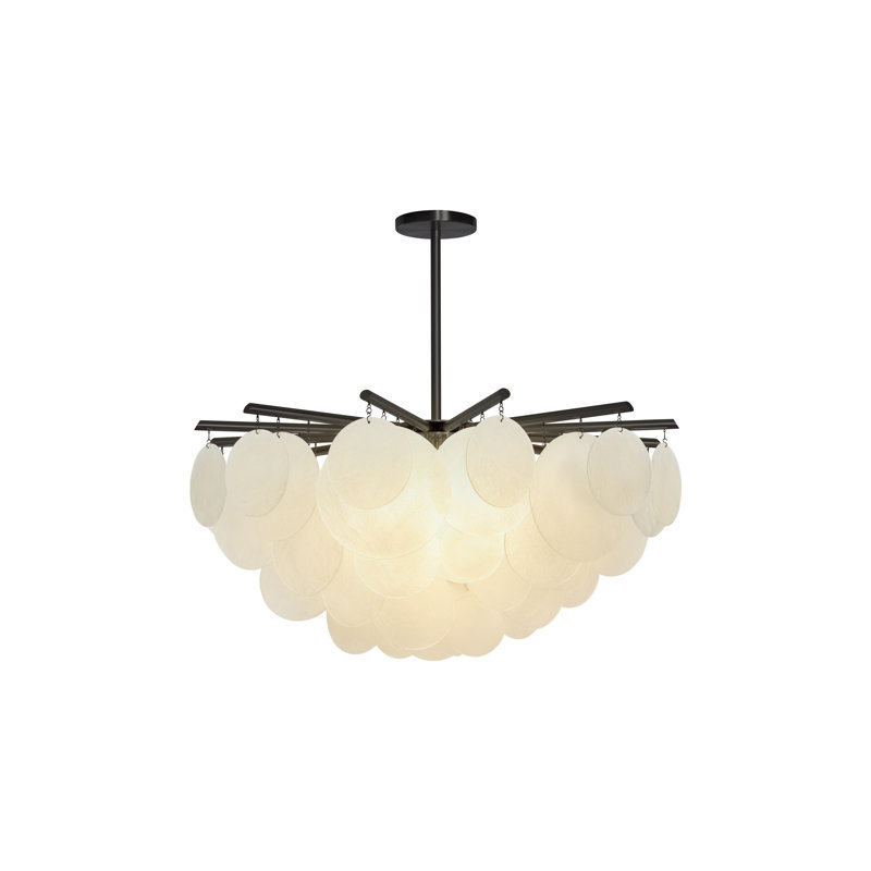 Grand lustre rond Nimbus, Bronze