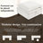 Modern With Double-Layer Cushions And Practical Storage Option U-Shaped Bed Soft