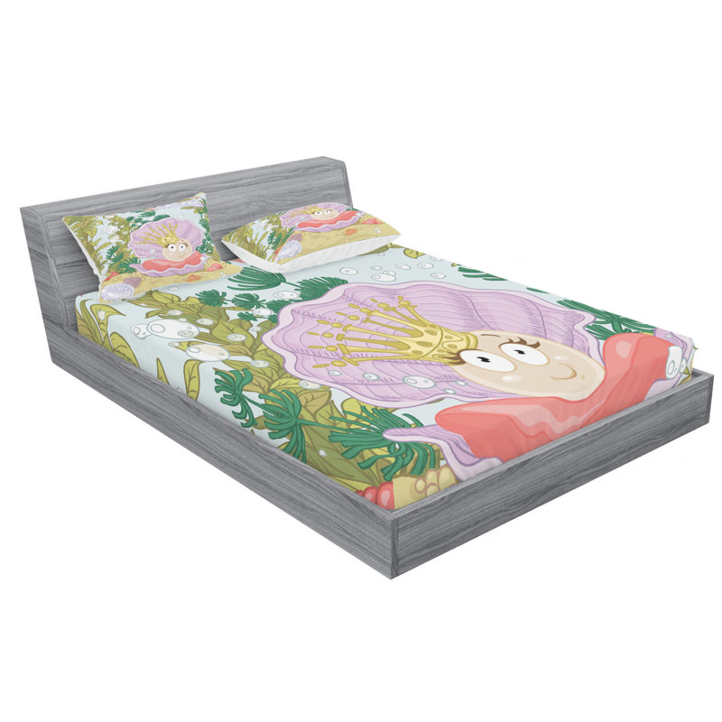 Microfiber Sheet Set, Queen Sheet Set with Fitted Sheet
