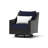 Fionnula Swivel Patio Chair With Sunbrella Cushion Covers-19739128