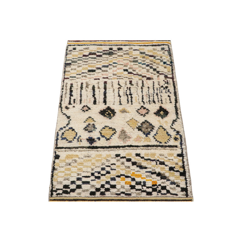 Handmade Silk and Wool Area Rug