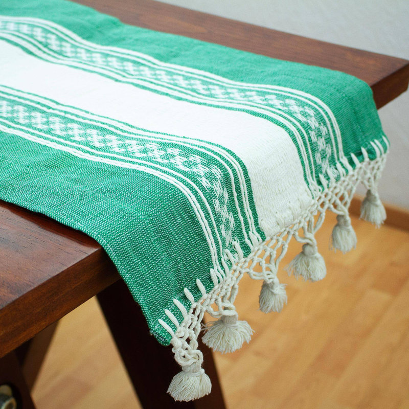 Madison Striped 100% Cotton Table Runner